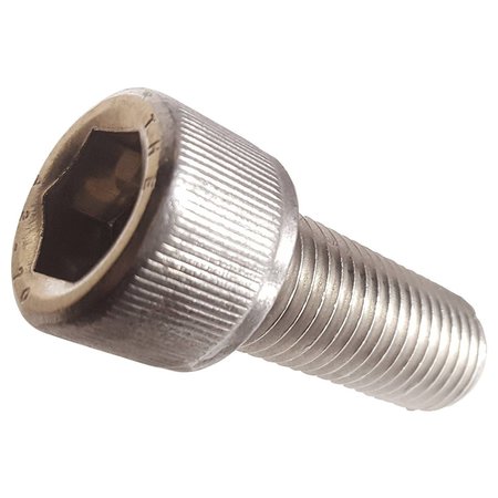 #8-32 Socket Head Cap Screw, Plain 316 Stainless Steel, 1 In Length, 100 PK